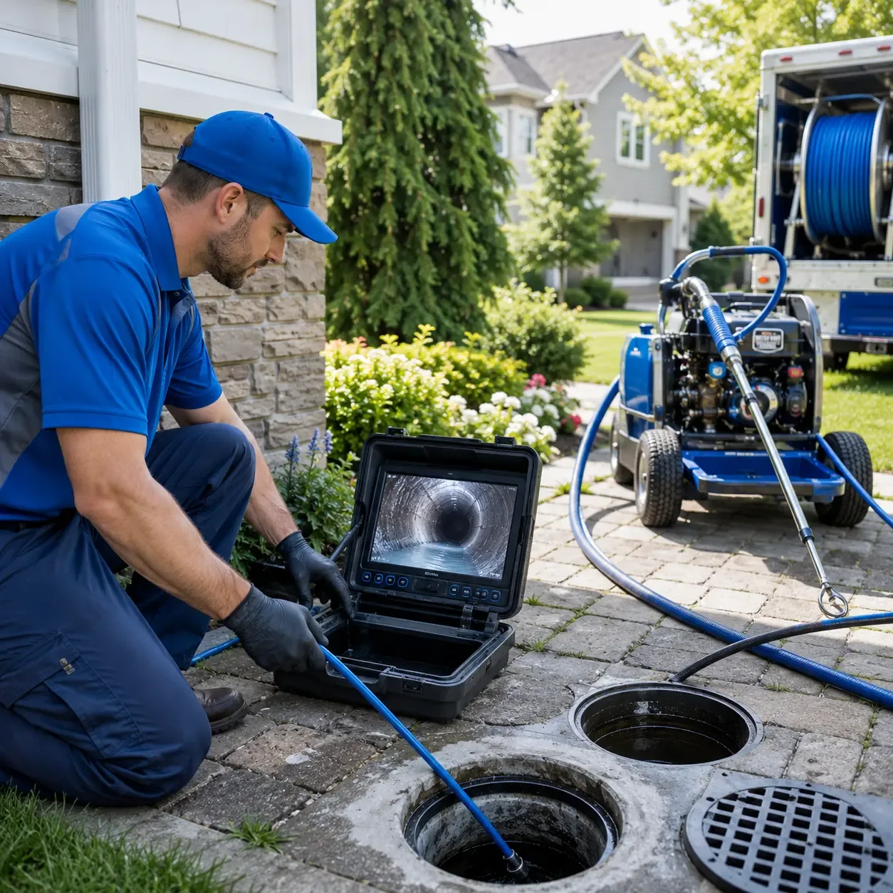 Outdoor drain cleaning professionals serving Dryden, MI
